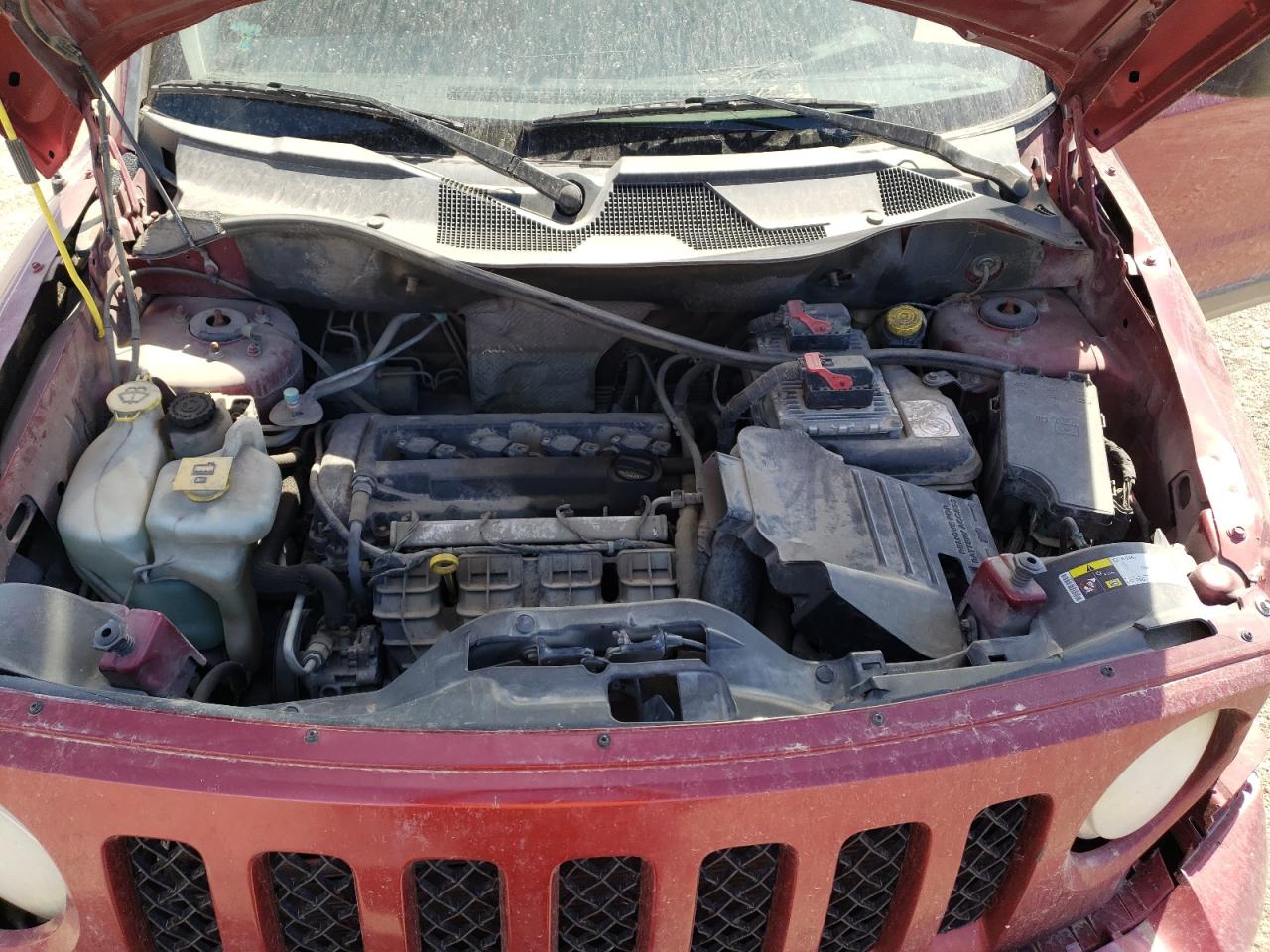 2014 Jeep Liberty (Patriot) VIN 1C4NJPBA0ED575071 Copart auction photo, front end damage thumbnail 12