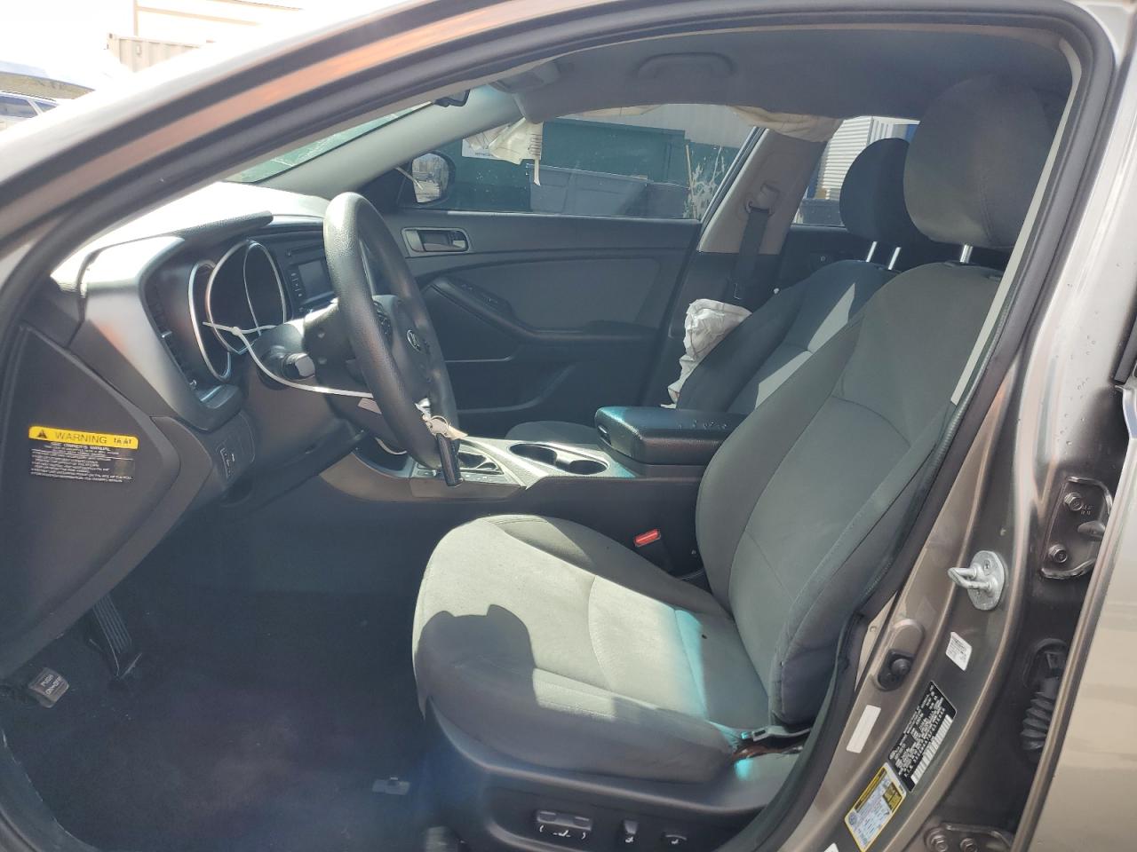 2015 KIA Optima VIN 5XXGM4A78FG516944 Copart auction photo, side / front end damage thumbnail 7