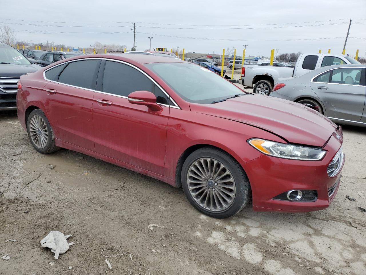 2015 Ford Fusion VIN 3FA6P0K96FR310363 Copart auction photo, front end / minor dent/scratches damage thumbnail 4