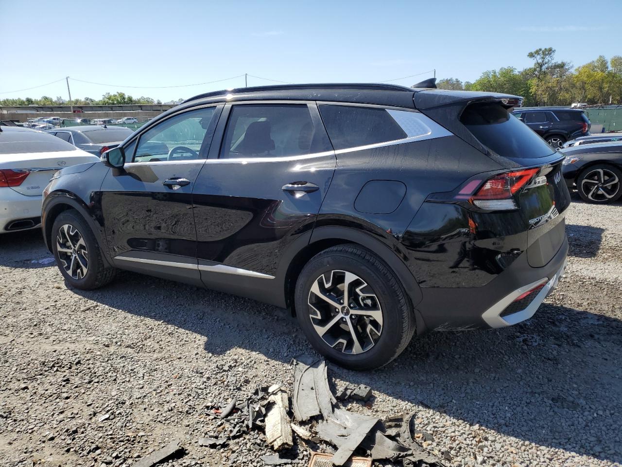 2025 KIA Sportage VIN 5XYK33DF1SG242695 Copart auction photo, side damage thumbnail 2
