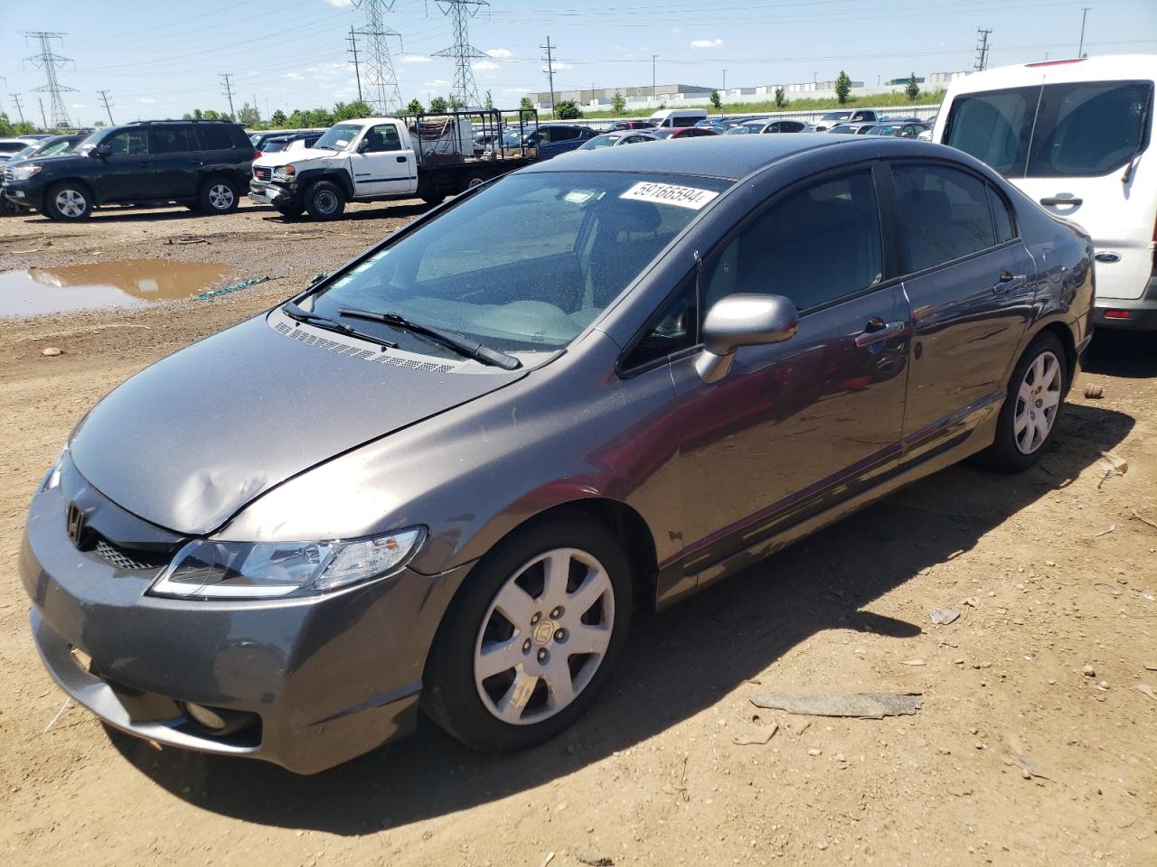 2009 Honda Civic VIN 19XFA16599E051601