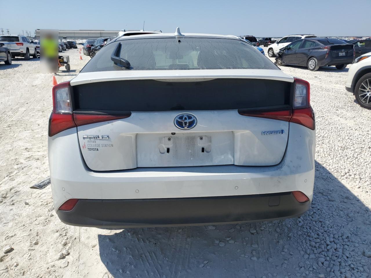2021 Toyota Prius VIN JTDKAMFU0M3139668 Copart auction photo, all over damage thumbnail 6