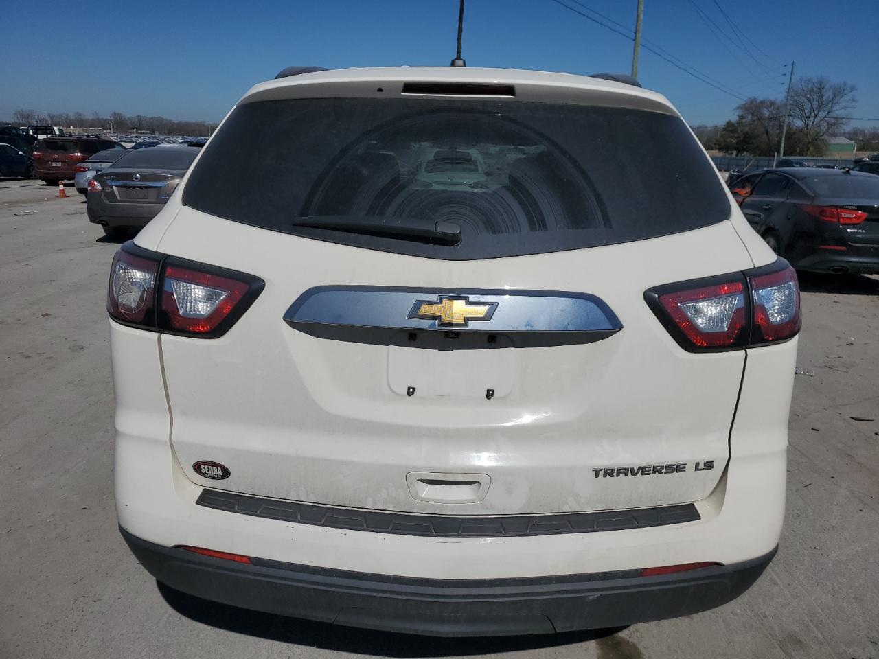 2014 Chevrolet Traverse VIN 1GNKRFKD5EJ365154 Copart auction photo, side damage thumbnail 6