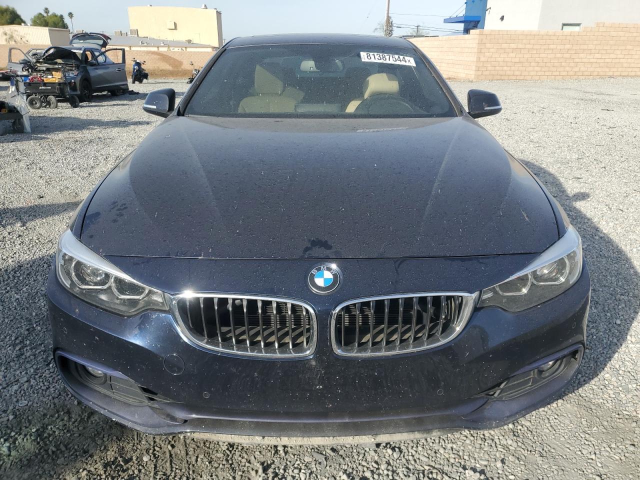 2019 BMW 4er VIN WBA4W3C53KAF92385 Copart auction photo, rear end / side damage thumbnail 5