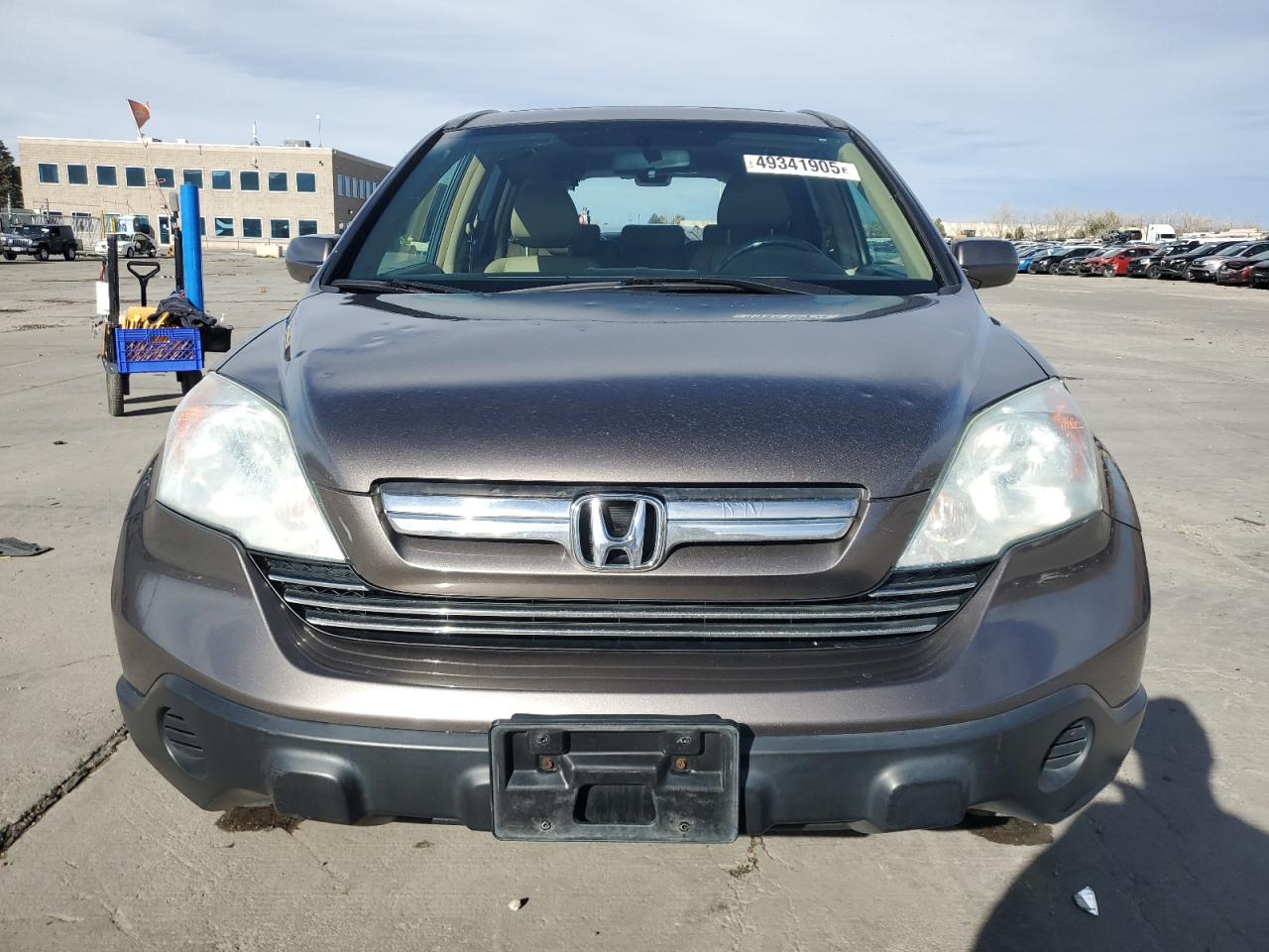 2009 Honda CR-V VIN 5J6RE487X9L010168 Copart auction photo, hail / rear end damage thumbnail 5