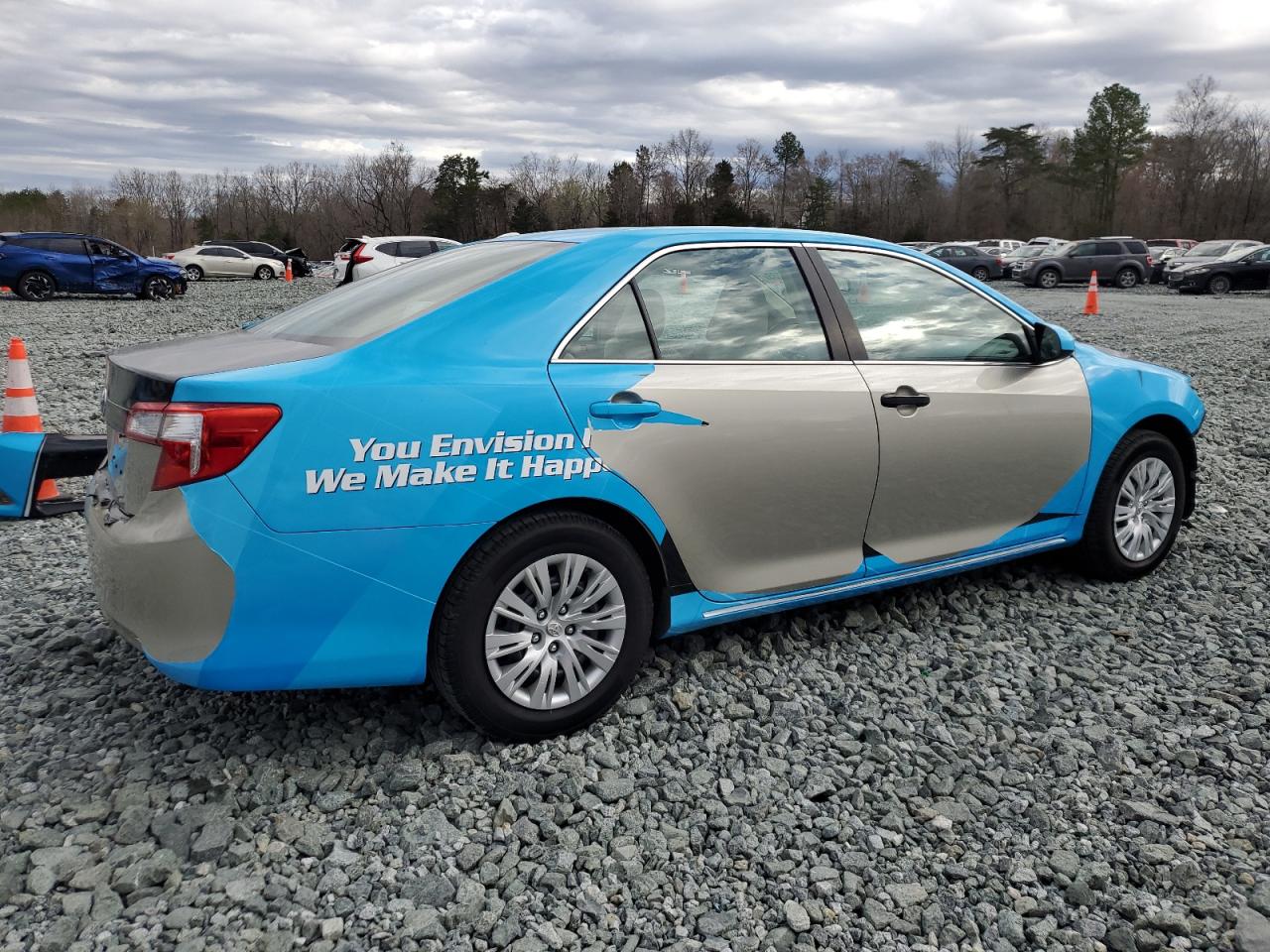 2014 Toyota Camry VIN 4T1BF1FK2EU791701 Copart auction photo, front end / minor dent/scratches damage thumbnail 3
