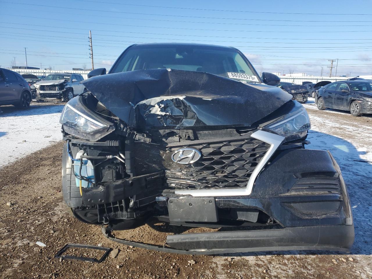 2020 Hyundai Tucson VIN KM8J23A46LU176626 Copart auction photo, front end / minor dent/scratches damage thumbnail 5