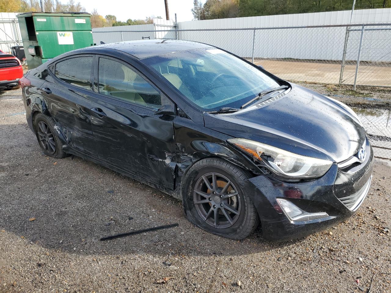 2015 Hyundai Elantra VIN 5NPDH4AE8FH620652 Copart auction photo, side damage thumbnail 4