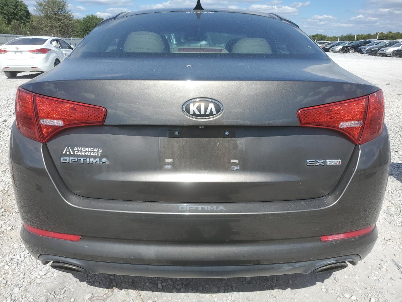 2013 KIA Optima VIN 5XXGN4A74DG164407 Copart auction photo, front end damage thumbnail 6