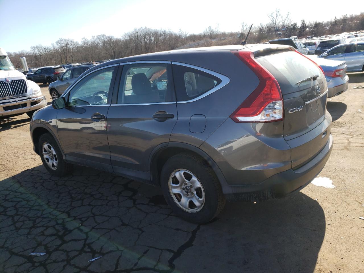 2014 Honda CR-V VIN 2HKRM4H33EH717116 Copart auction photo, side damage thumbnail 2