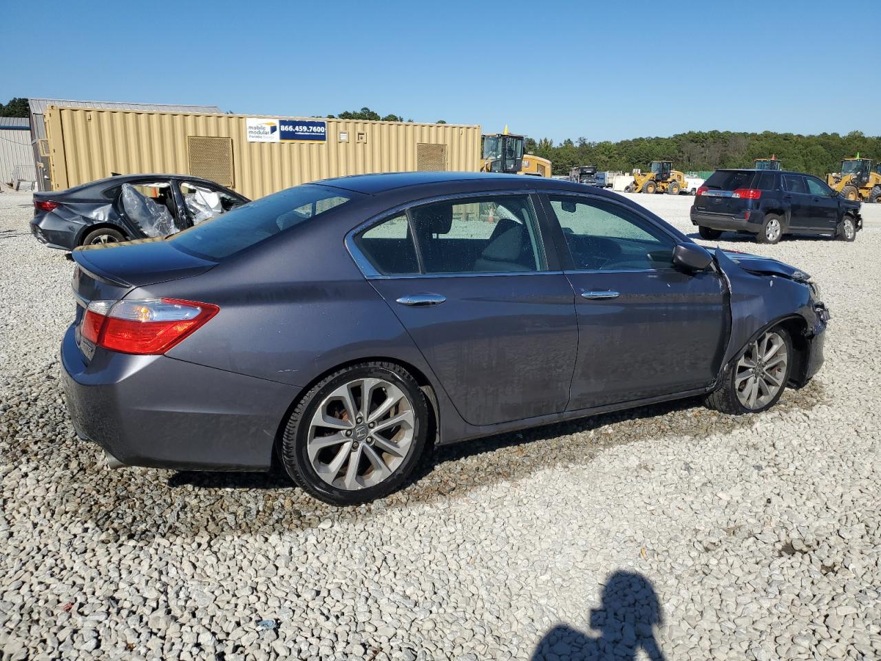 2014 Honda Accord VIN 1HGCR2F5XEA021443 Copart auction photo, front end / minor dent/scratches damage thumbnail 3