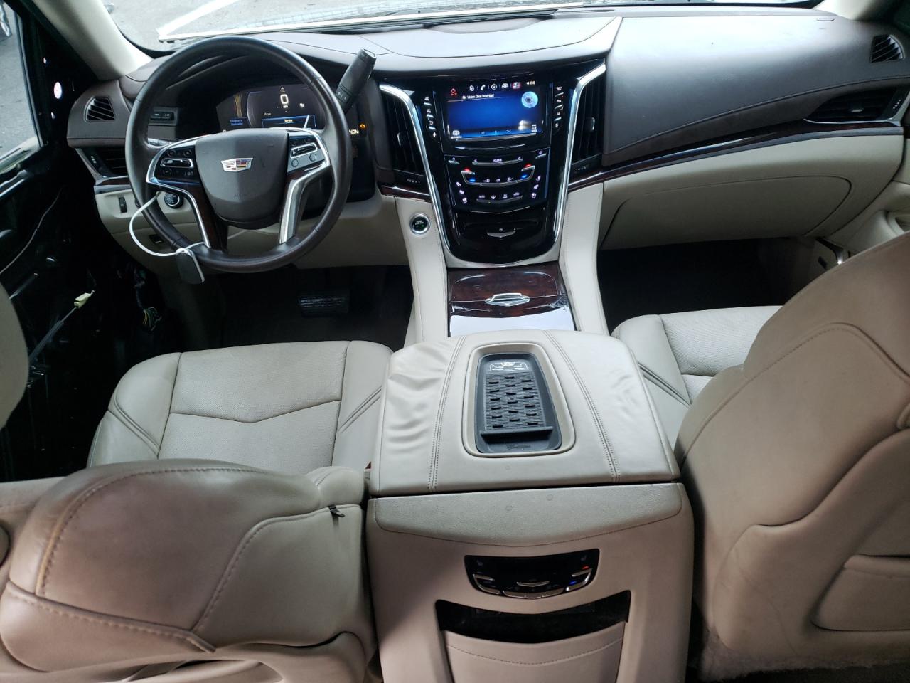 2015 Cadillac Escalade VIN 1GYS4NKJ9FR687588 Copart auction photo, front end damage thumbnail 8