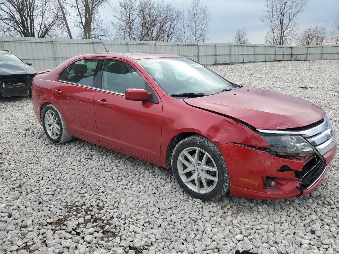 2012 Ford Fusion VIN 3FAHP0JA7CR224219 Copart auction photo, front end / side damage thumbnail 4