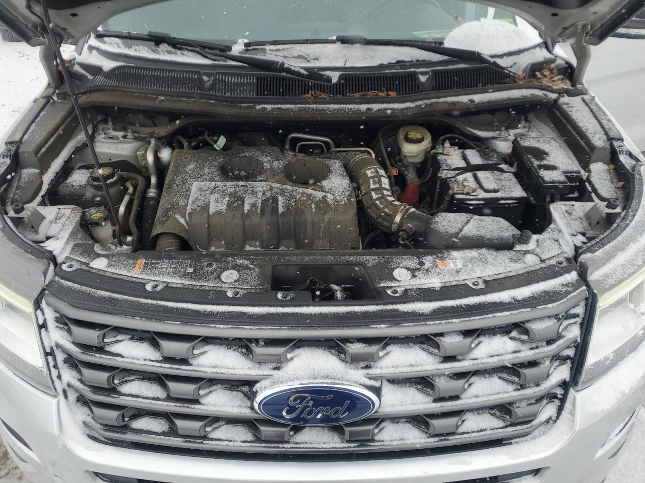 2017 Ford Explorer VIN 1FM5K7DH7HGD49552 Copart auction photo, side / rear end damage thumbnail 12