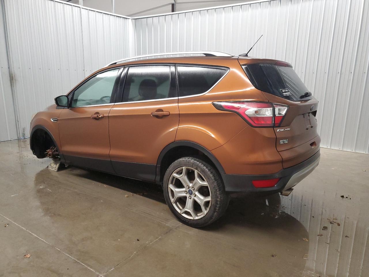 2017 Ford Escape VIN 1FMCU0JD1HUA18543 Copart auction photo, front end damage thumbnail 2