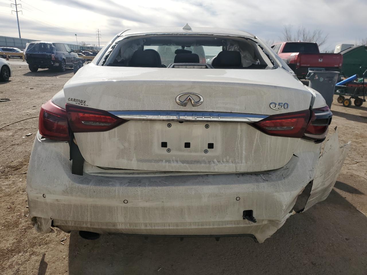 2021 Infiniti Q50 VIN JN1EV7BP1MM702534 Copart auction photo, all over damage thumbnail 6