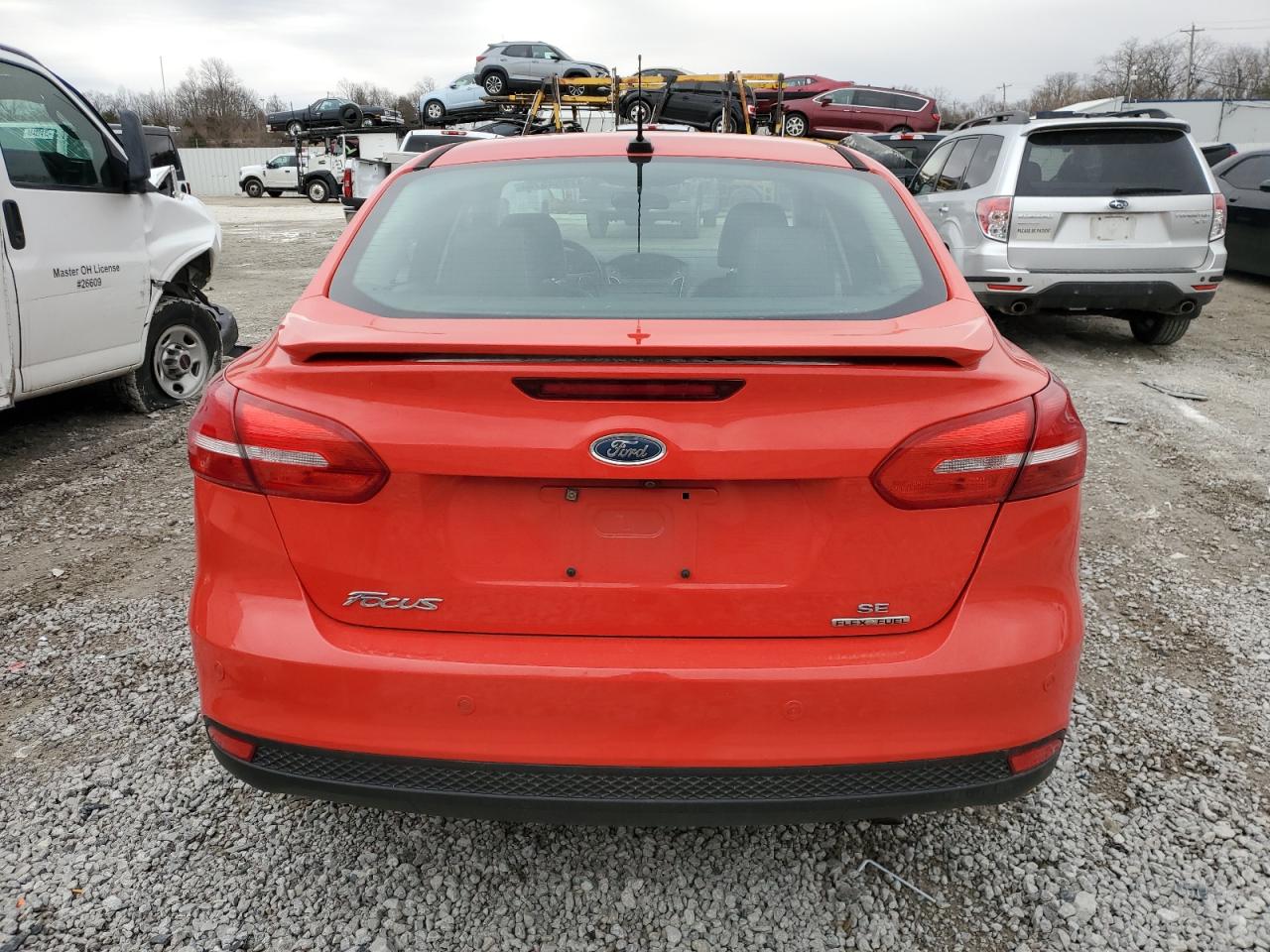2015 Ford Focus VIN 1FADP3F27FL254082 Copart auction photo, front end / side damage thumbnail 6
