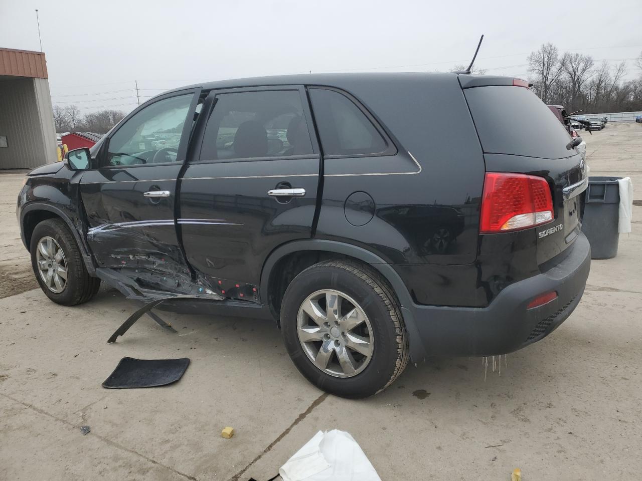 2012 KIA Sorento VIN 5XYKT4A12CG211648 Copart auction photo, side damage thumbnail 2
