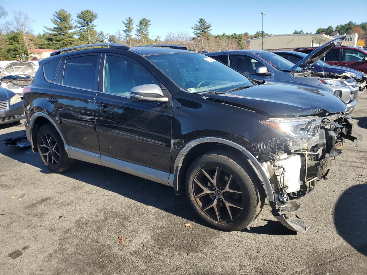2017 Toyota RAV 4 VIN 2T3JFREV8HW614328 Copart auction photo, front end damage thumbnail 4
