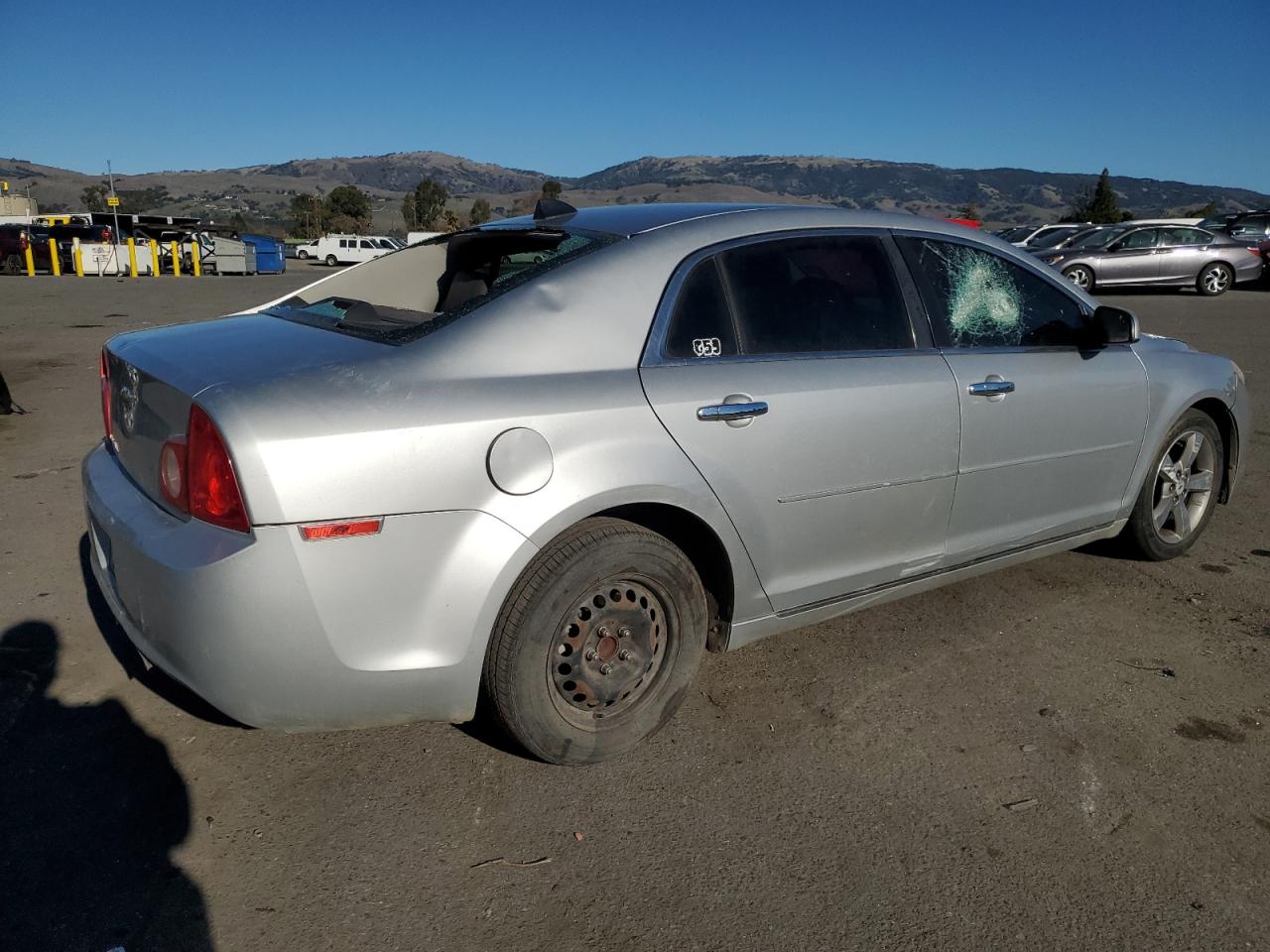 2012 Chevrolet Malibu VIN 1G1ZD5E00CF382879 Copart auction photo, all over damage thumbnail 3