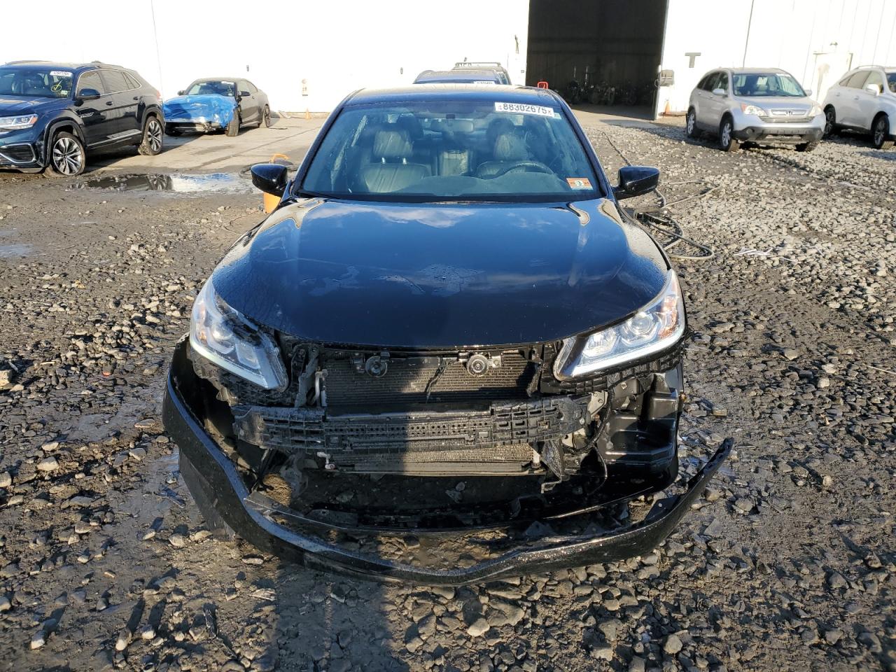 2017 Honda Accord VIN 1HGCR2F16HA102182 Copart auction photo, front end damage thumbnail 5