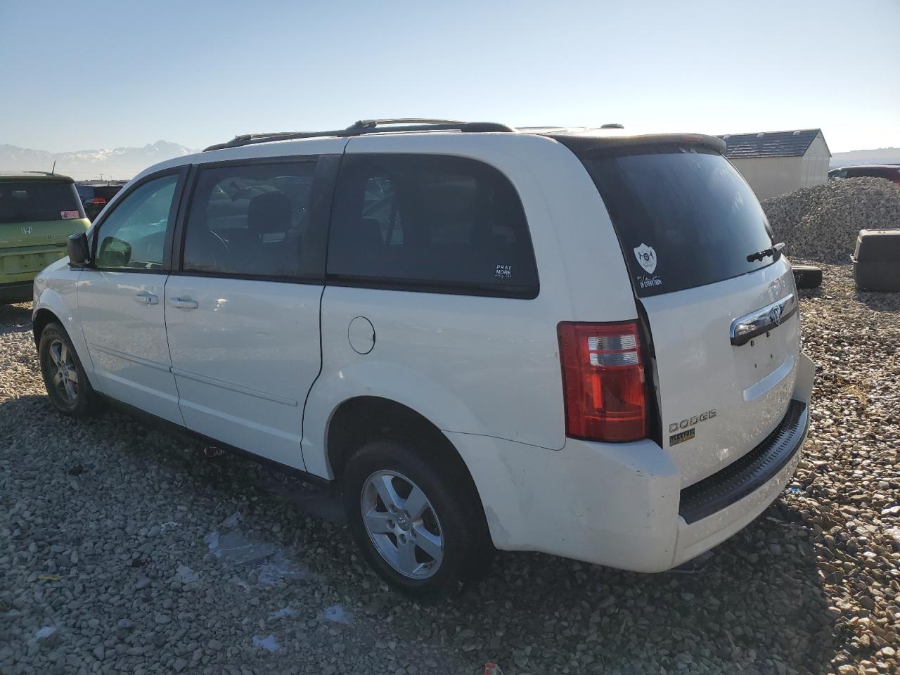 2010 Dodge Caravan VIN 2D4RN4DE7AR318343 Copart auction photo, front end / side damage thumbnail 2