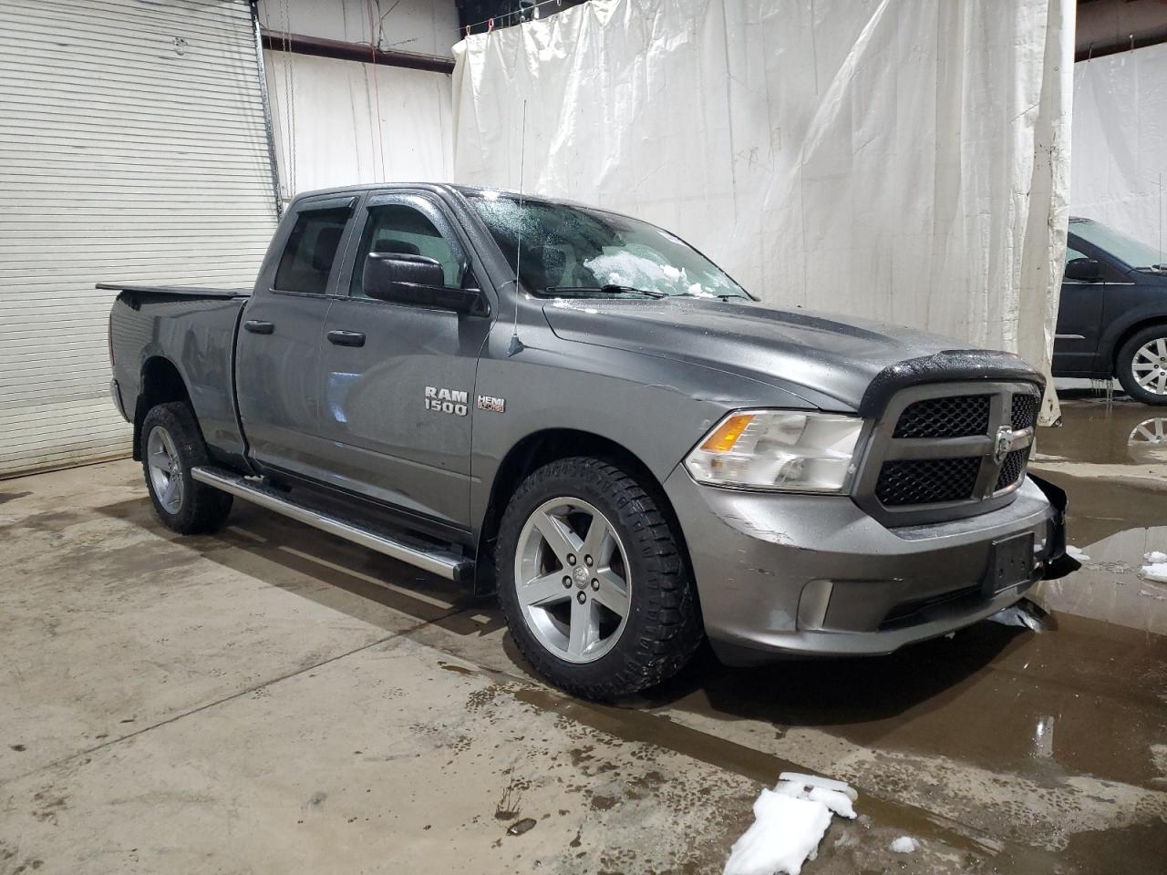 2013 RAM 1500 VIN 1C6RR7FT5DS576658 Copart auction photo, front end / side damage thumbnail 4