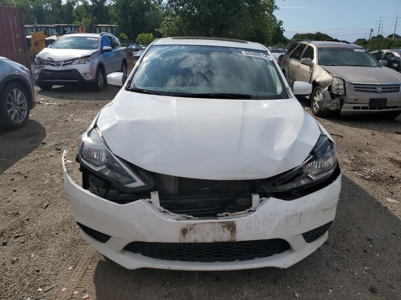 2017 Nissan Sentra VIN 3N1AB7AP4HY226369 Copart auction photo, front end damage thumbnail 5