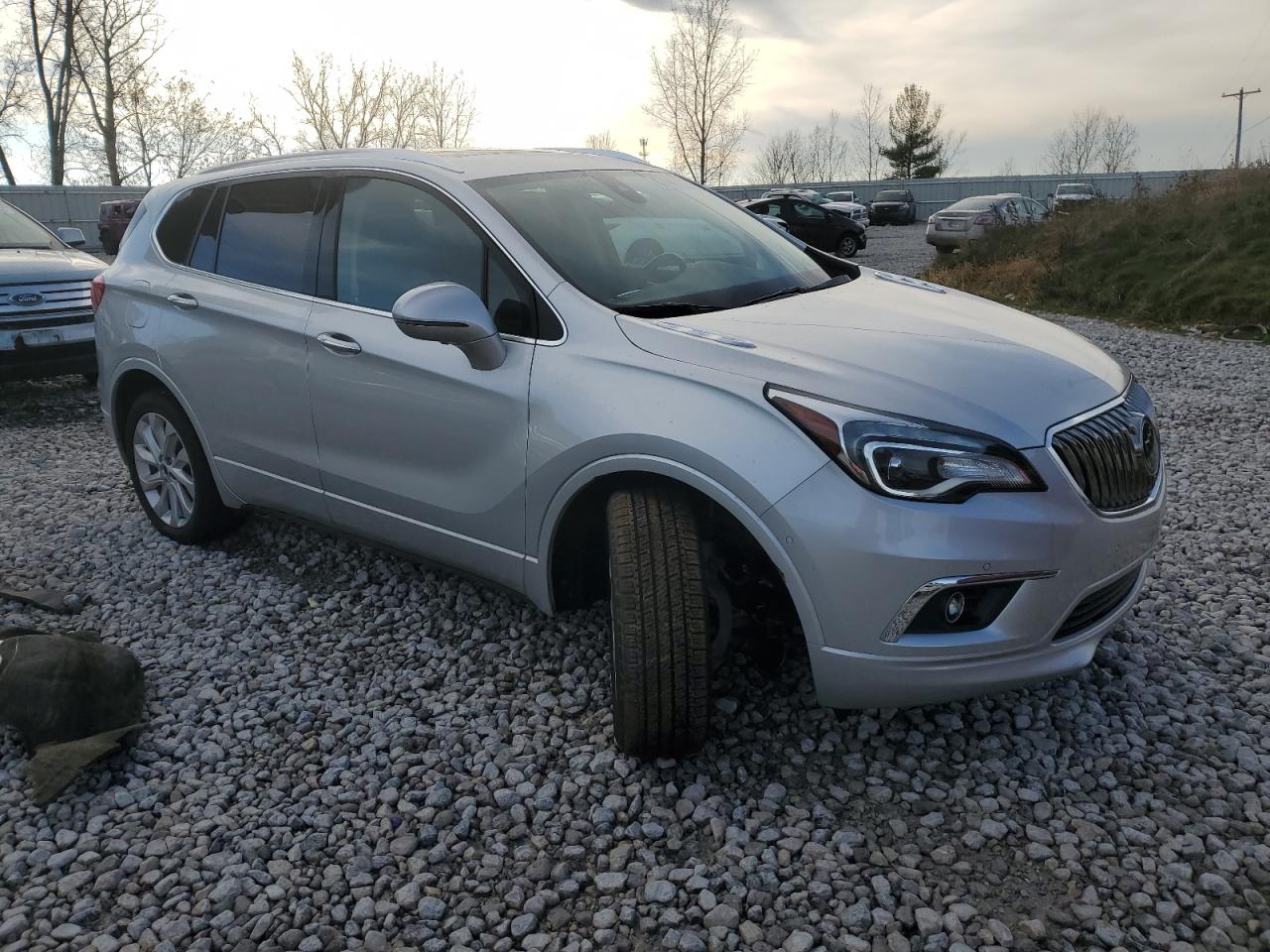 2016 Buick Envision VIN LRBFXFSX6GD245437 Copart auction photo, undercarriage / side damage thumbnail 4
