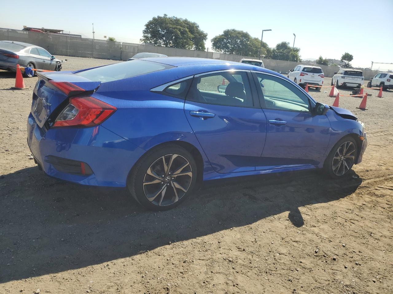2020 Honda Civic VIN 2HGFC2F85LH528418 Copart auction photo, front end damage thumbnail 3