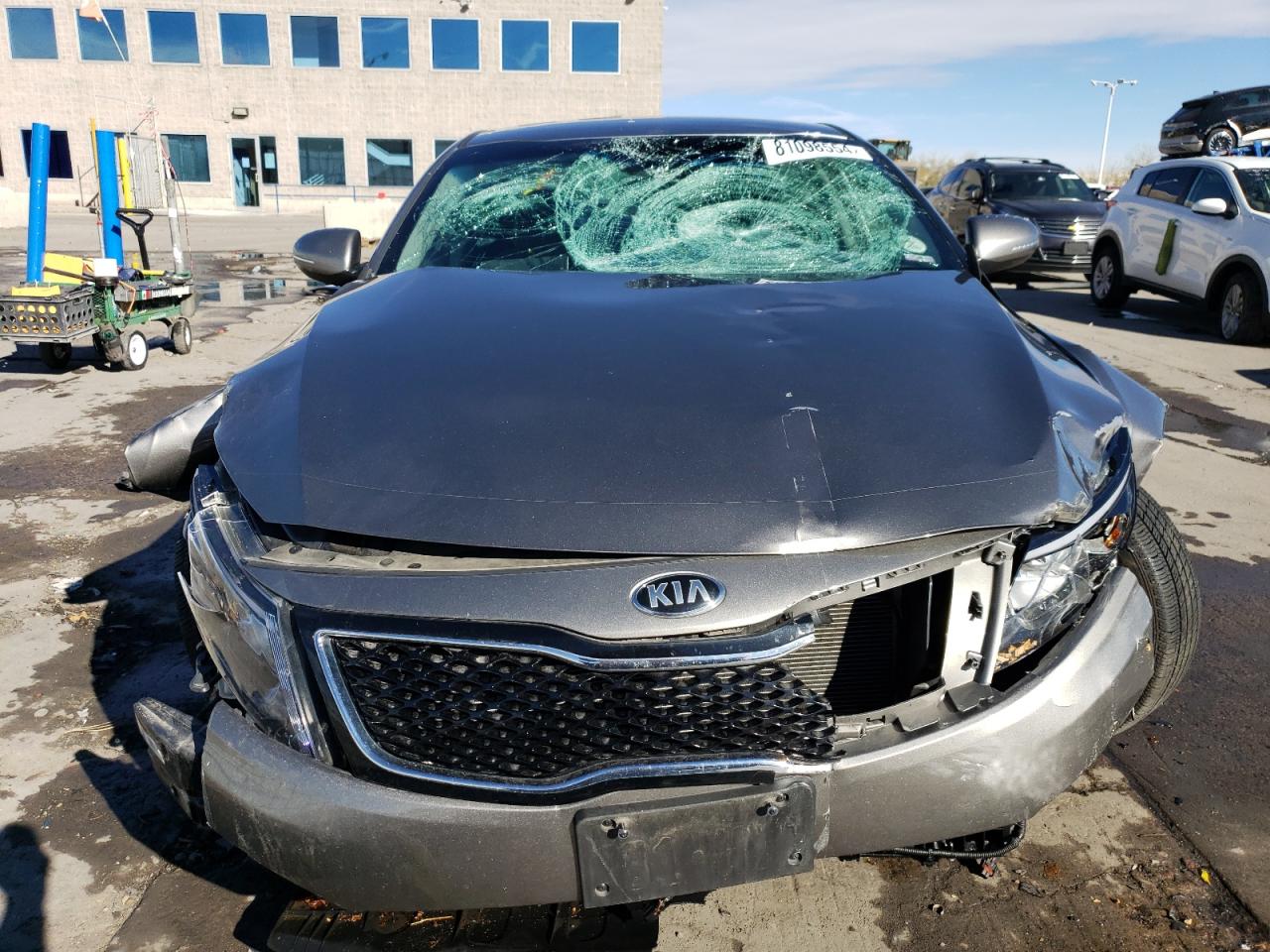 2015 KIA Optima VIN 5XXGM4A71FG398087 Copart auction photo, front end / undercarriage damage thumbnail 5