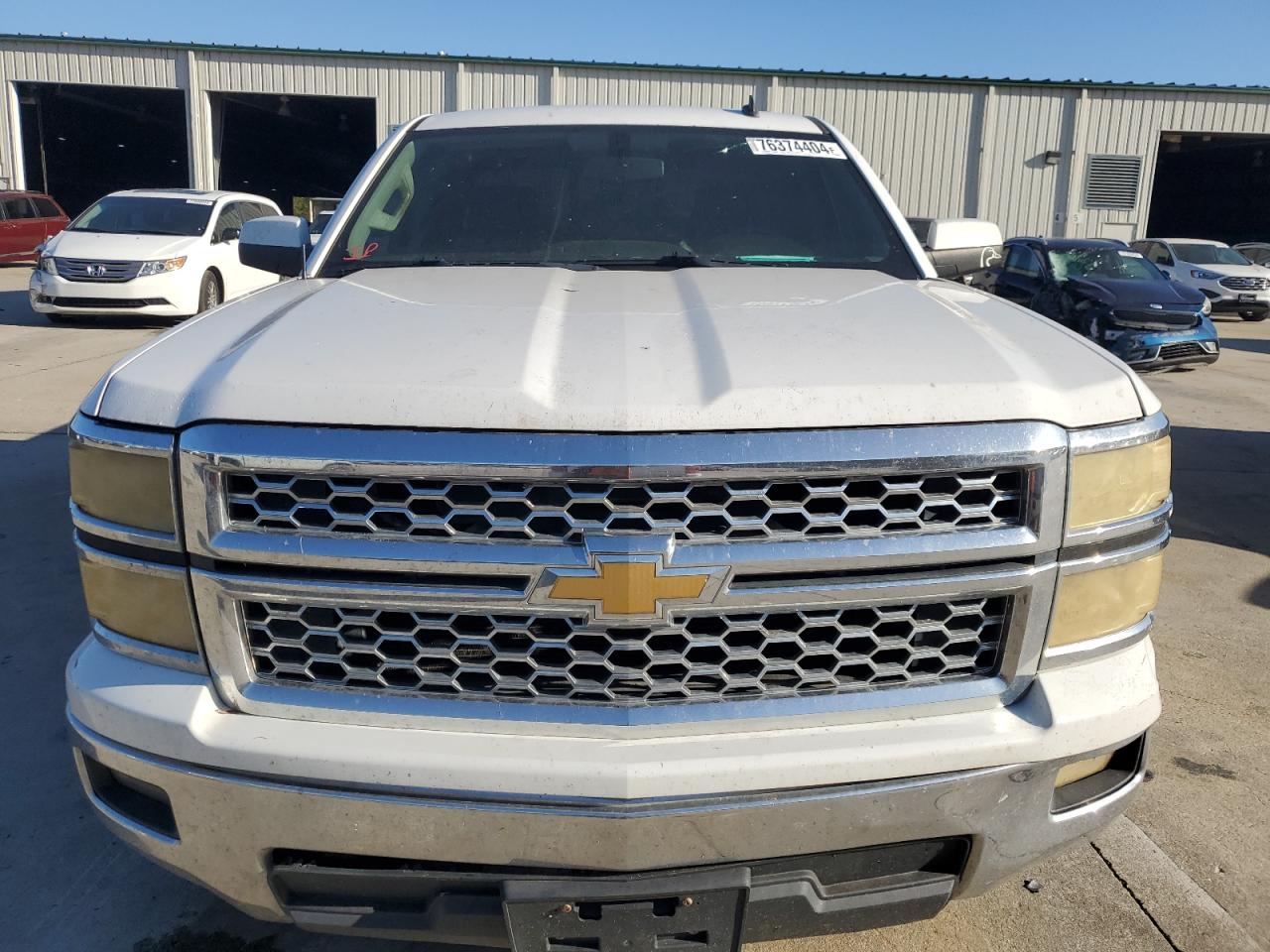 2014 Chevrolet Silverado VIN 1GCRCREC2EZ130337 Copart auction photo, front end damage thumbnail 5