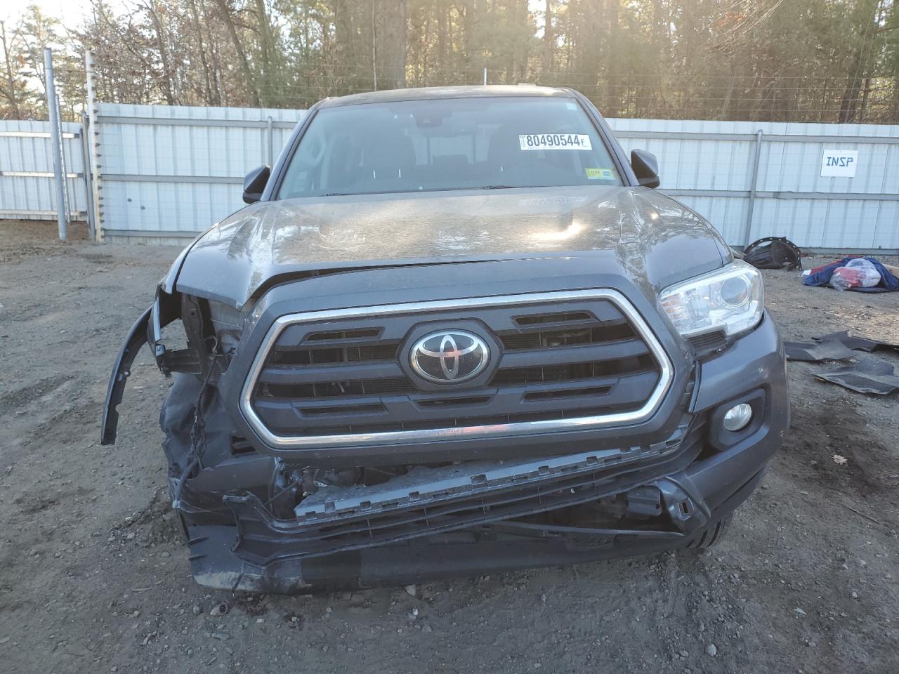 2019 Toyota Tacoma VIN 3TMCZ5AN5KM238534 Copart auction photo, front end / rear end damage thumbnail 5