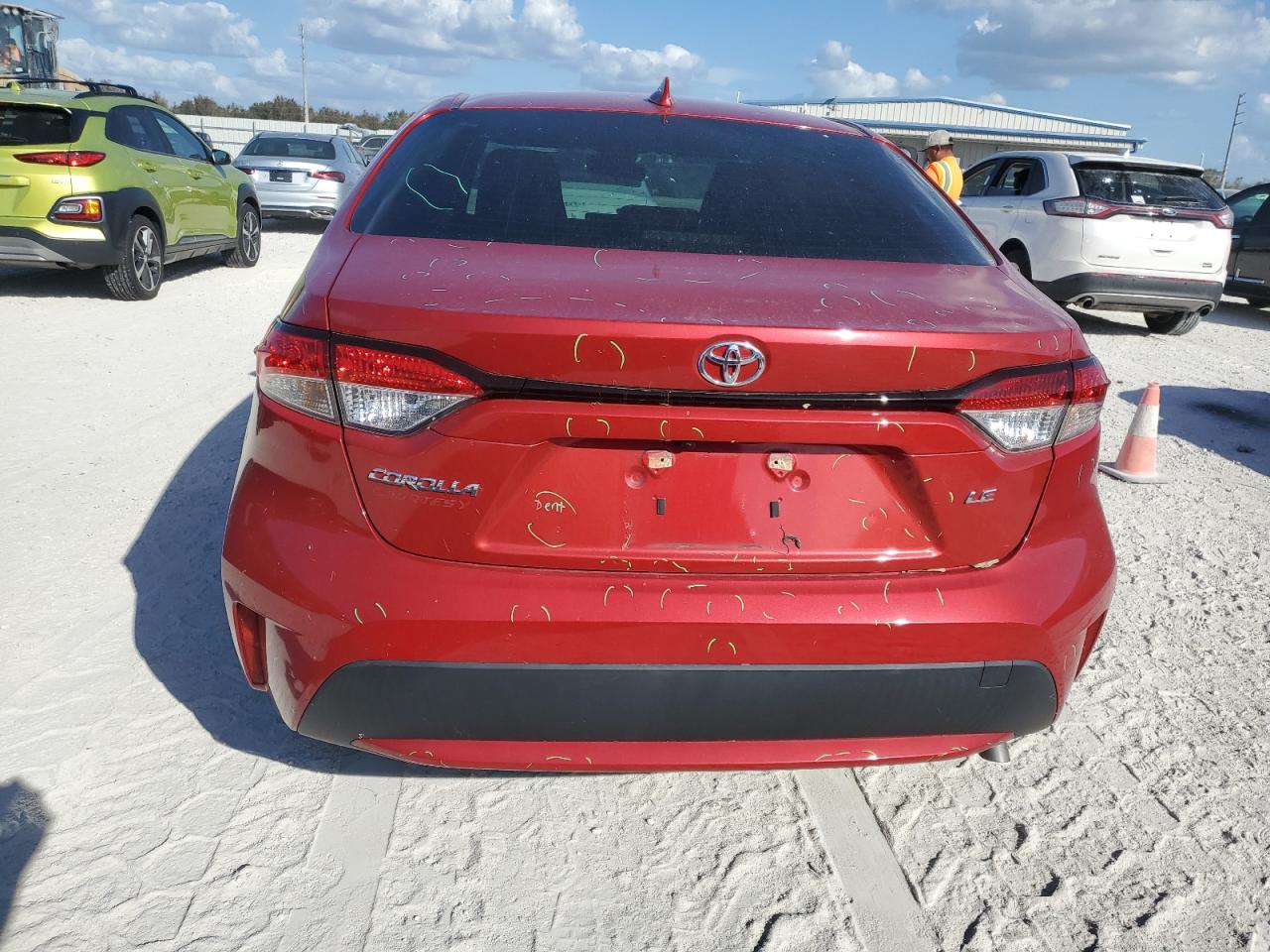 2021 Toyota Corolla VIN JTDEPMAE1MJ166143 Copart auction photo, minor dent/scratches damage thumbnail 6