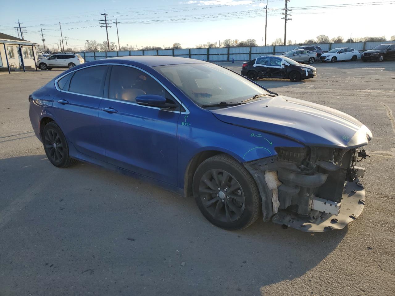 2015 Chrysler 200 VIN 1C3CCCCG1FN517418 Copart auction photo, front end damage thumbnail 4