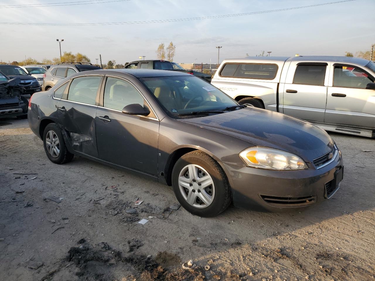 2008 Chevrolet Impala VIN 2G1WB58K781284274 Copart auction photo, side / minor dent/scratches damage thumbnail 4