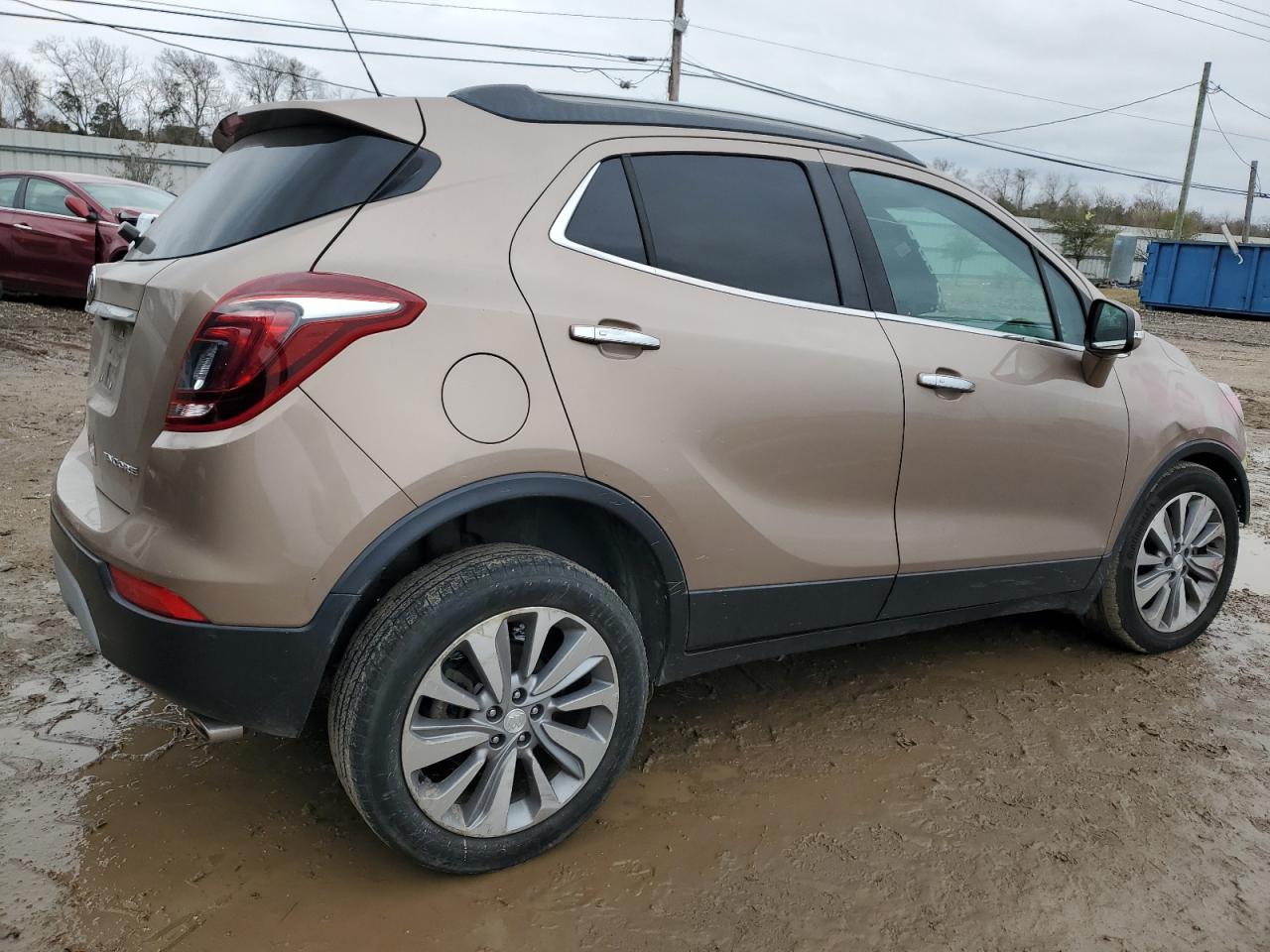 2018 Buick Encore VIN KL4CJASB9JB584820 Copart auction photo, undercarriage / side damage thumbnail 3