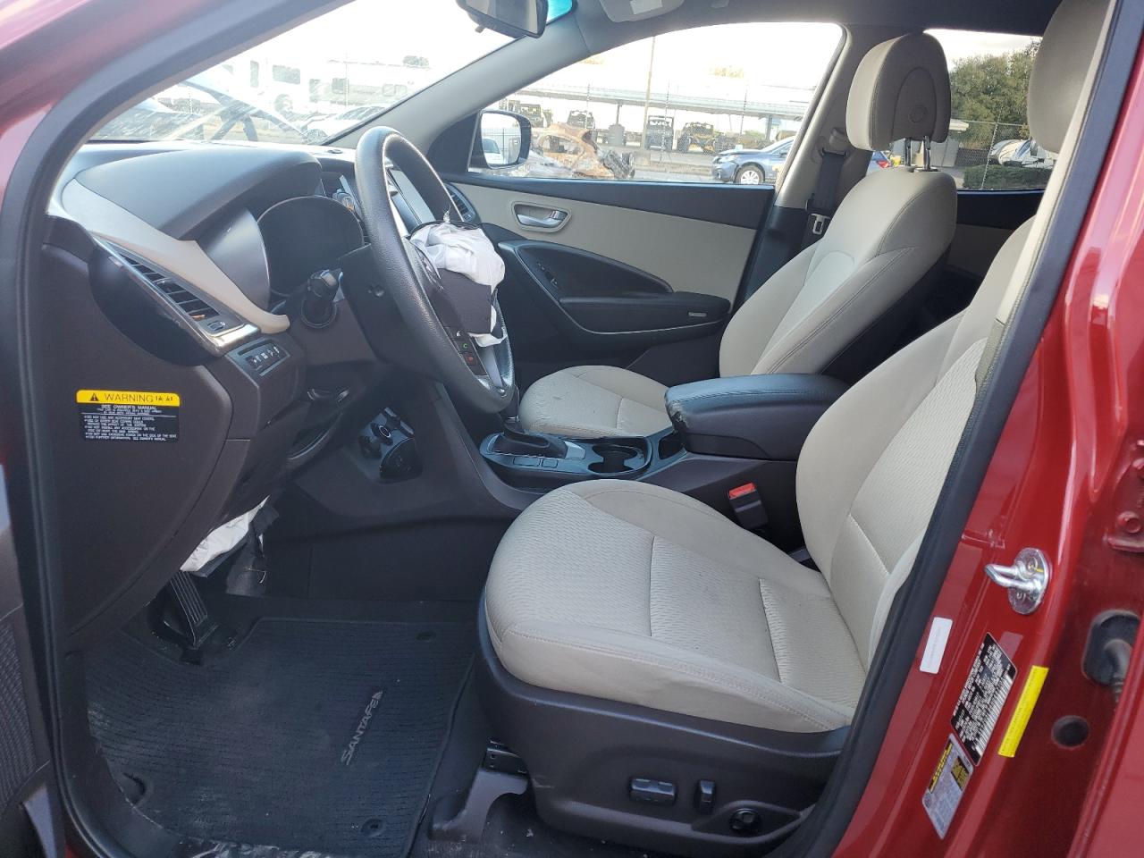 2017 Hyundai Santa Fe VIN 5XYZU3LB6HG497703 Copart auction photo, front end damage thumbnail 7