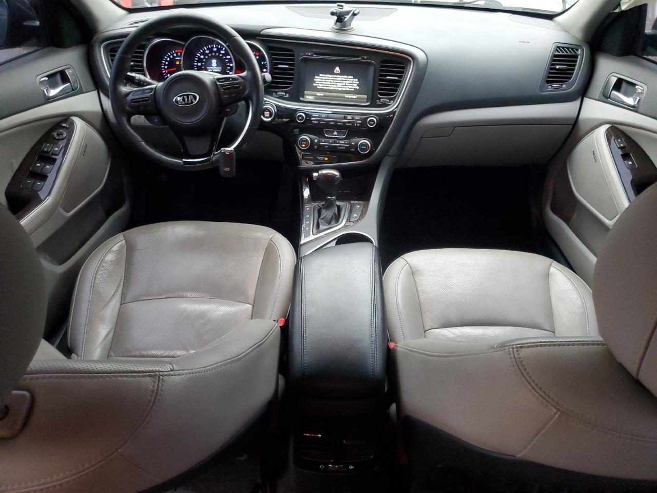 2014 KIA Optima VIN 5XXGN4A79EG264858 Copart auction photo, front end / undercarriage damage thumbnail 8