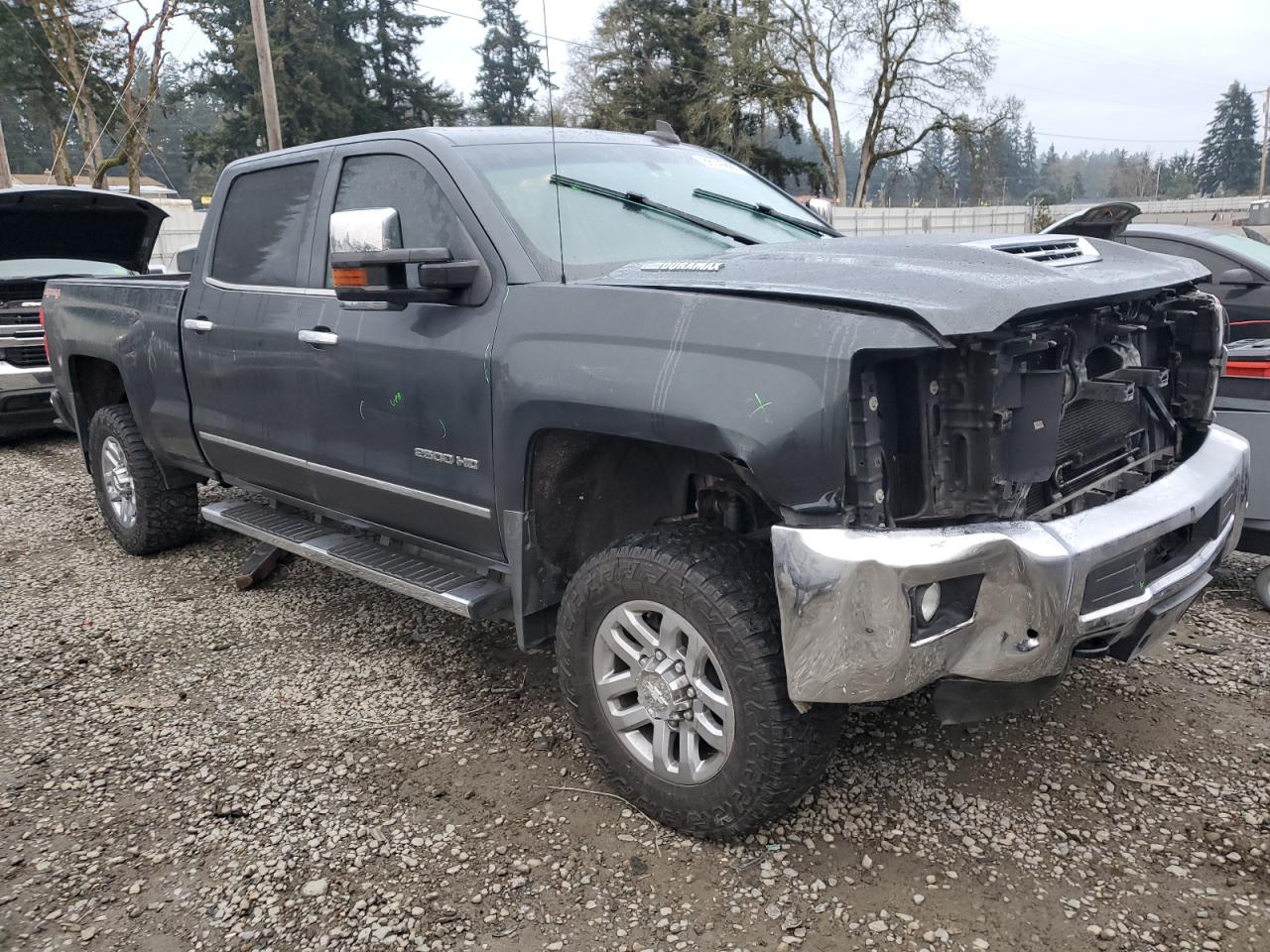 2017 Chevrolet Silverado VIN 1GC1KWEY7HF197404 Copart auction photo, front end damage thumbnail 4