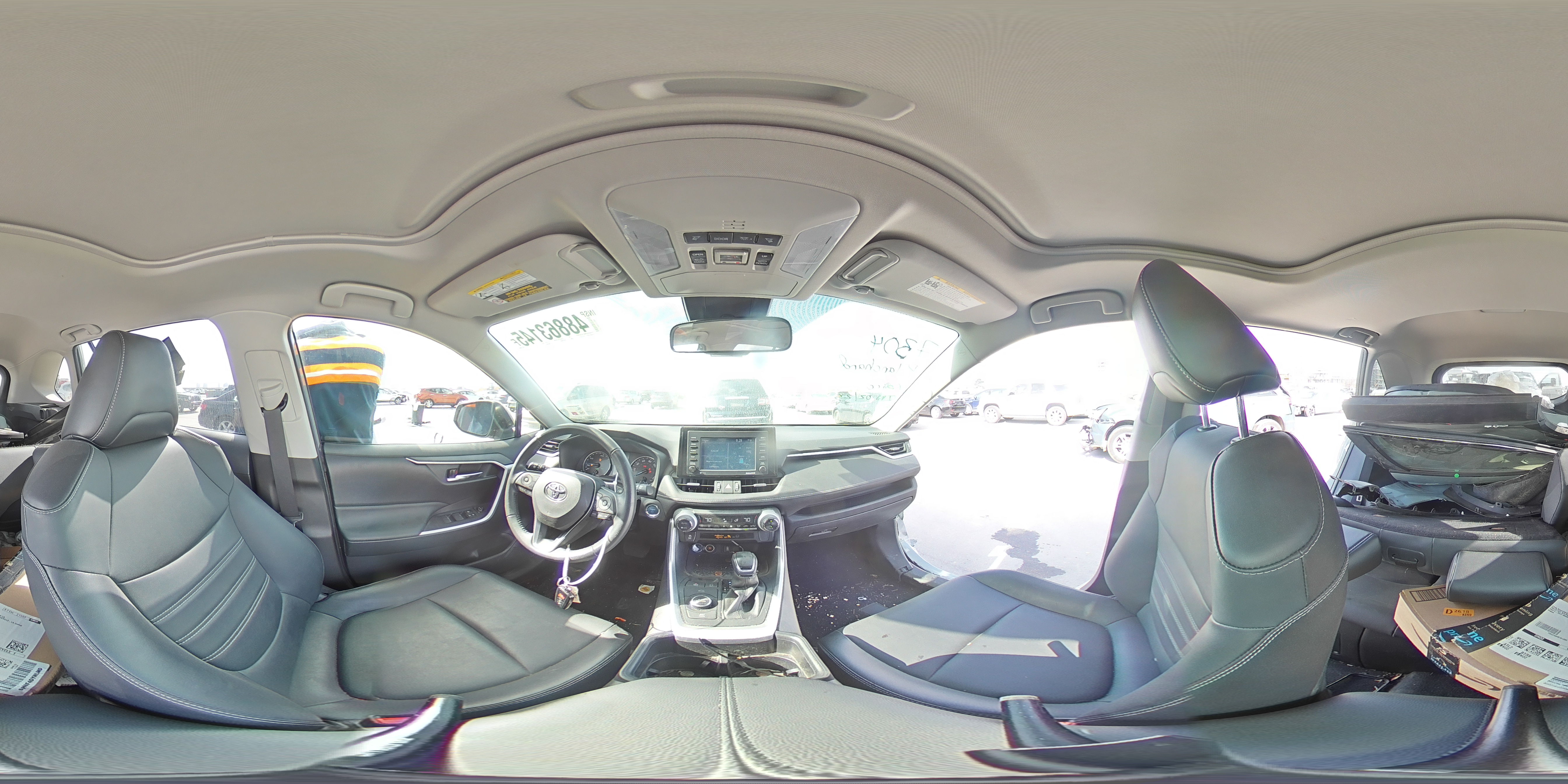 2022 Toyota RAV 4 VIN JTMB6RFV3ND061888 Copart auction photo, side damage thumbnail 14