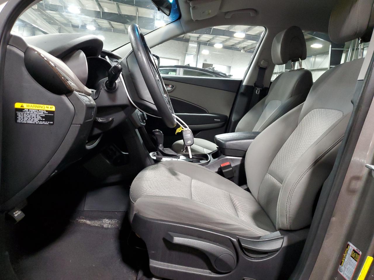 2017 Hyundai Santa Fe VIN 5NMZTDLB4HH003921 Copart auction photo, rear end damage thumbnail 7