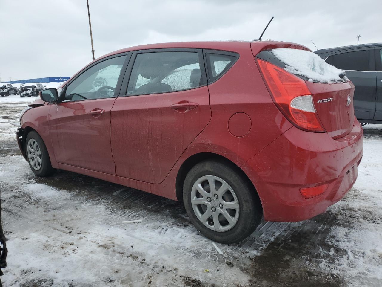 2013 Hyundai Accent VIN KMHCT5AEXDU131393 Copart auction photo, front end damage thumbnail 2