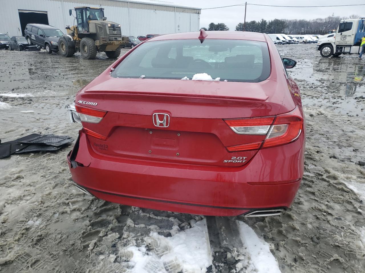2018 Honda Accord VIN 1HGCV2E31JA043742 Copart auction photo, front end / rear end damage thumbnail 6