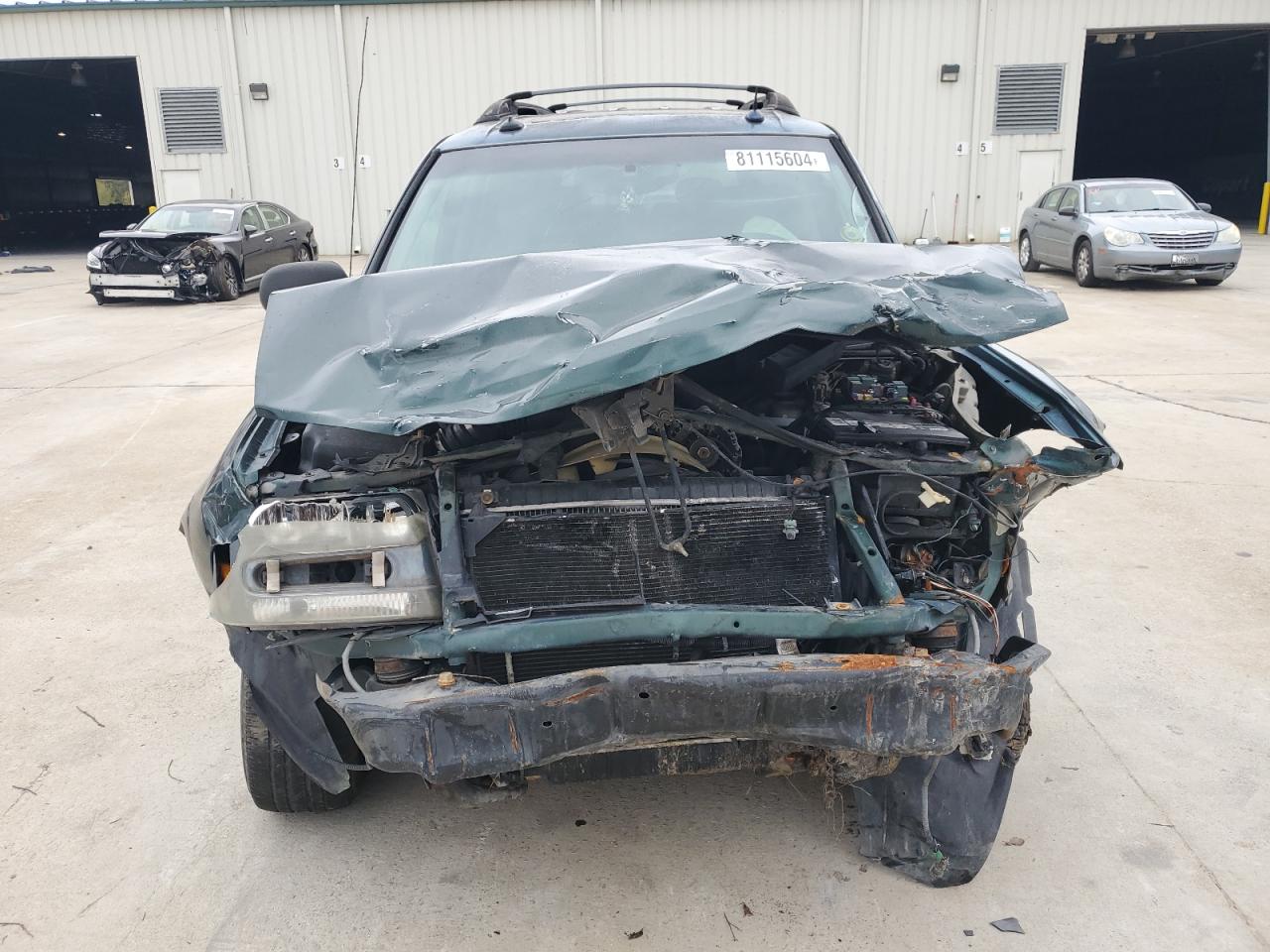 2004 Chevrolet TrailBlazer VIN 1GNES16P546102317 Copart auction photo, front end damage thumbnail 5