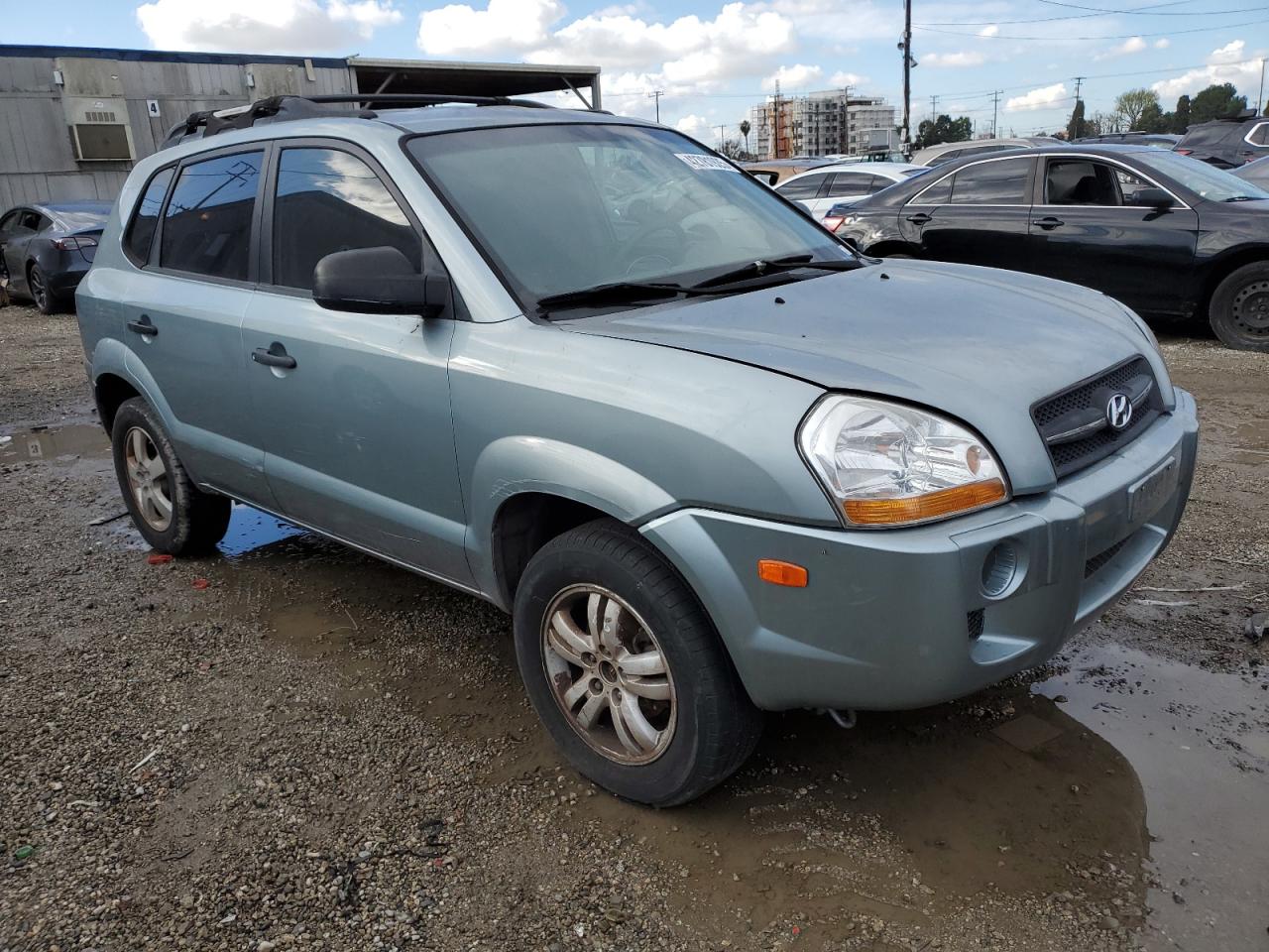 2006 Hyundai Tucson VIN KM8JM12B36U444824 Copart auction photo, rear end damage thumbnail 4