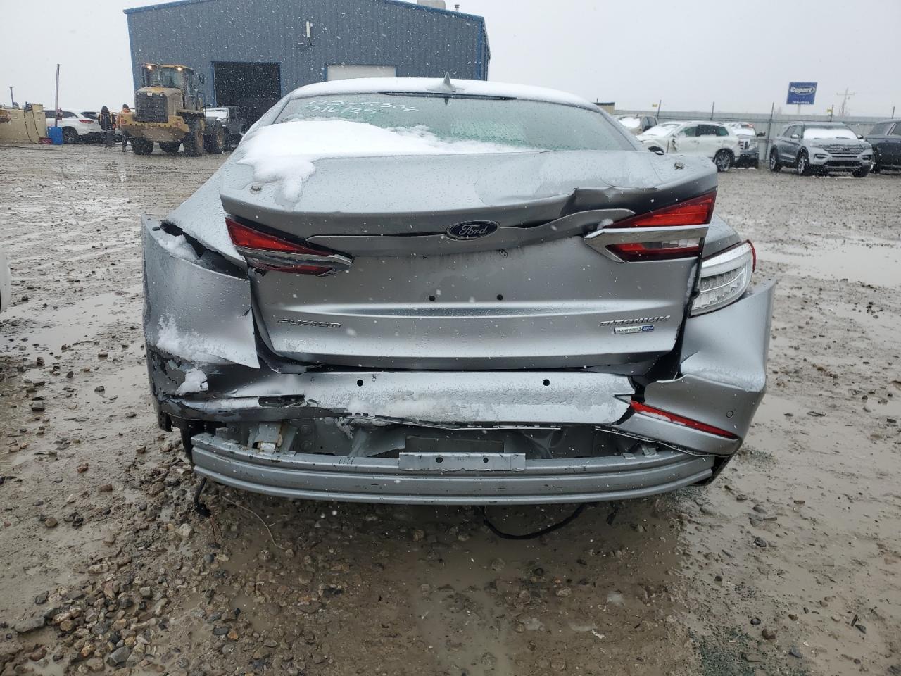 2020 Ford Fusion VIN 3FA6P0D93LR137426 Copart auction photo, rear end damage thumbnail 6