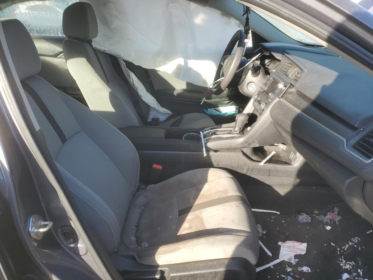 2019 Honda Civic VIN 2HGFC2F63KH524042 Copart auction photo, side damage thumbnail 7