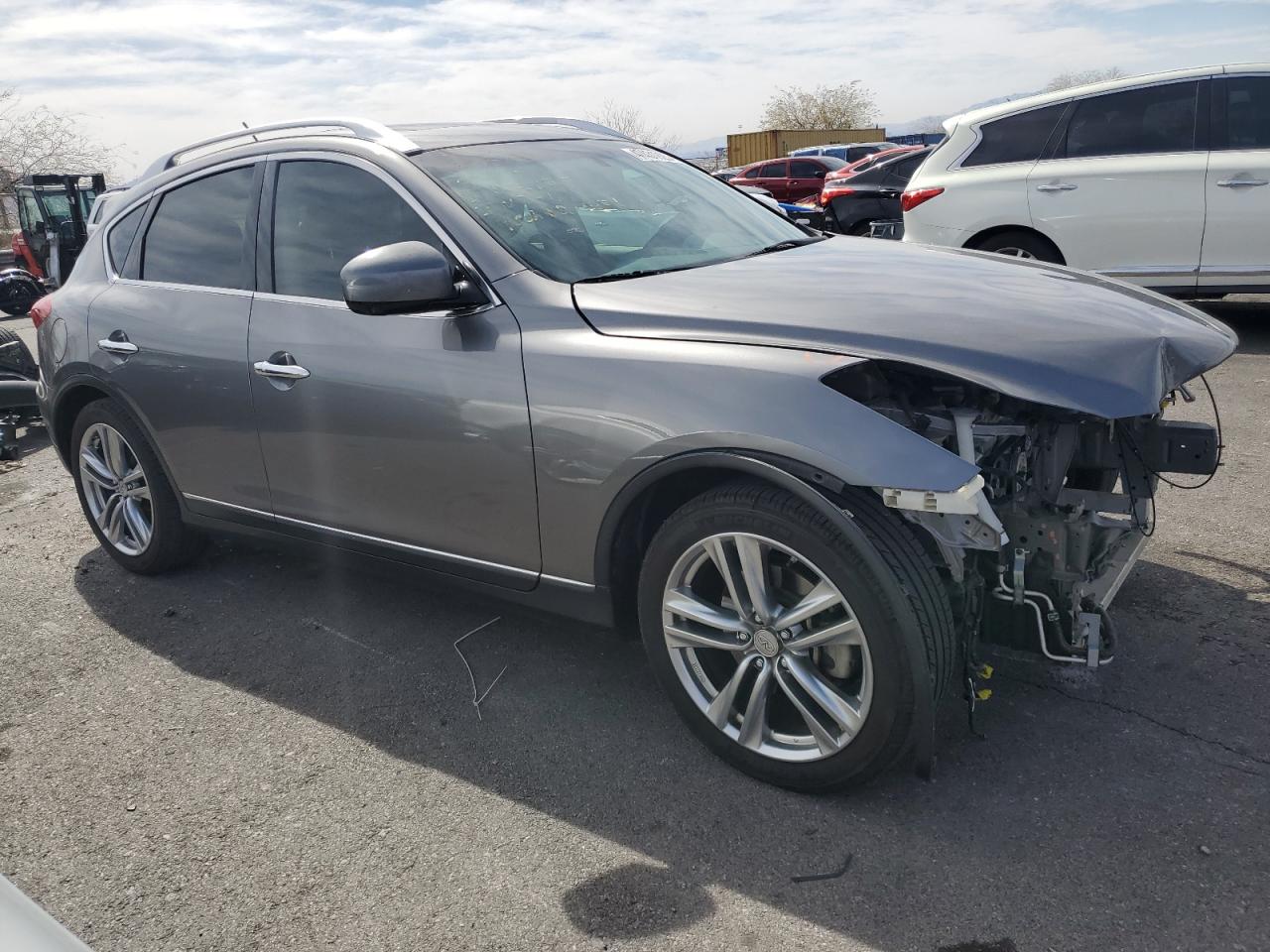 2011 Infiniti EX VIN JN1AJ0HP9BM802497 Copart auction photo, front end damage thumbnail 4