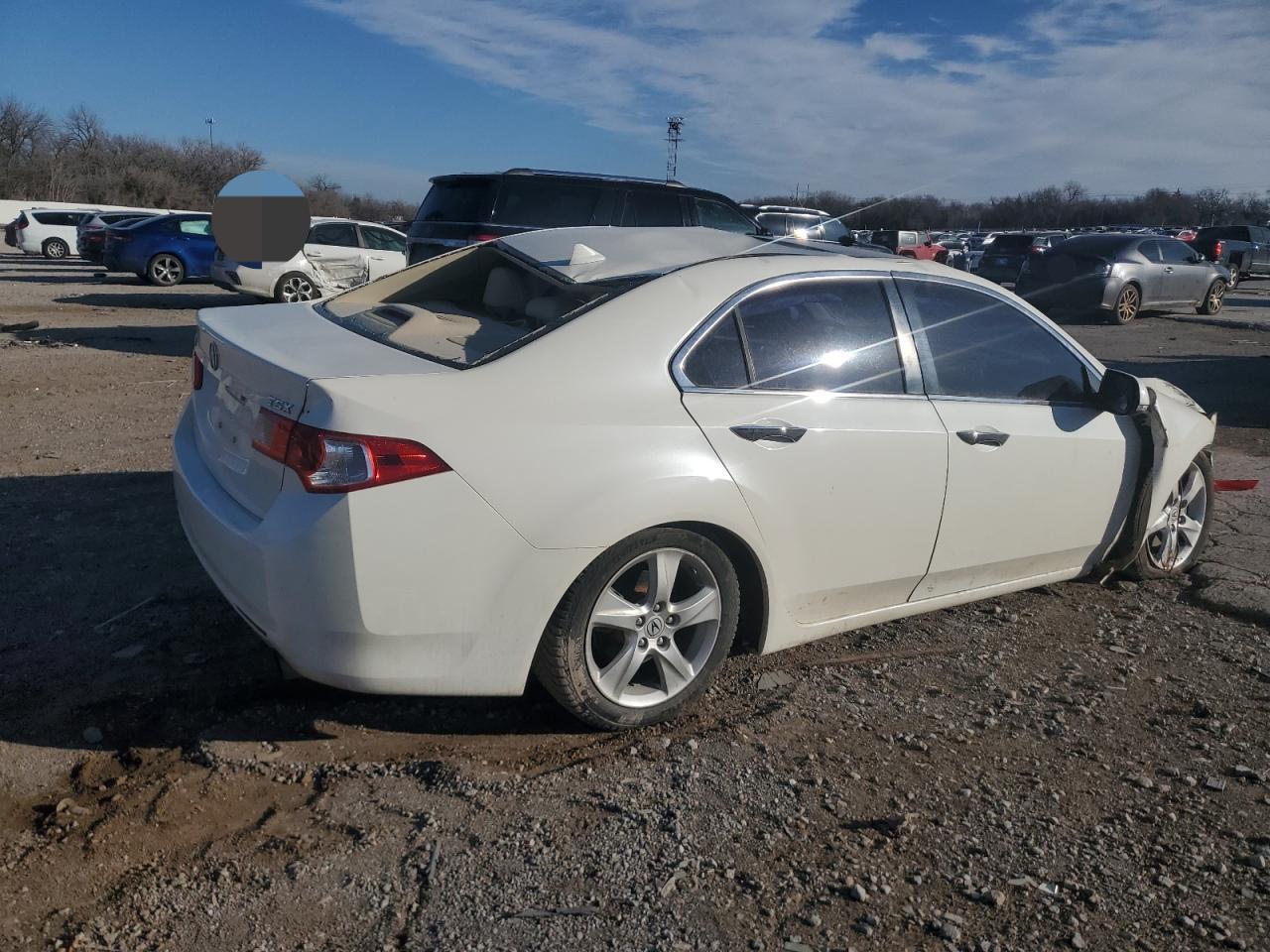 2010 Acura TSX VIN JH4CU2F63AC008357 Copart auction photo, all over / undercarriage damage thumbnail 3